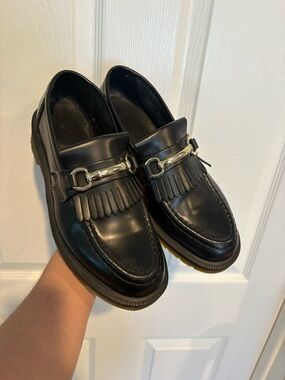 Dr. Martens Adrian Snaffle Smooth Leather Kiltie Loafers